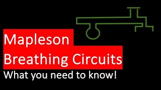 Mapleson Breathing Circuits I Anaesthesia Circuit Breathing circuit [upl. by Henri]