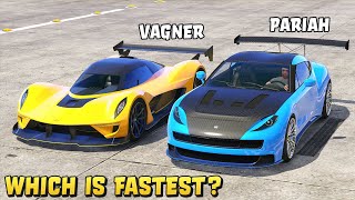 GTA 5  DEWBAUCHEE VAGNER vs OCELOT PARIAH  Which is fastest [upl. by Marcela]