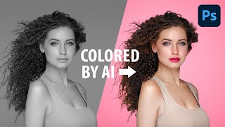 The FASTEST Way to Colorize Black and White Photos  Photoshop Tutorial Shorts [upl. by Villada]