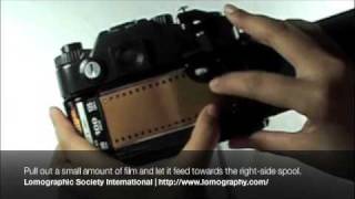 The Zenit 122K SLR  Loading 35mm Film [upl. by Adnerb291]