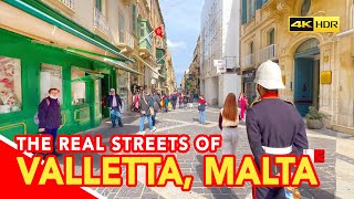 THE REAL STREETS OF VALLETTA MALTA [upl. by Buskirk]