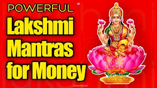 Powerful Lakshmi Mantra For Money and Prosperity 3 Mantras [upl. by Mckenna]