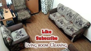 Living room cleaning  living room clean up Hall cleaning [upl. by Fidelity]