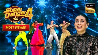 सारे Contestants ने मिलकर दिया Karisma Kapoor को Tribute  Super Dancer 4  Most Viewed [upl. by Enileda777]