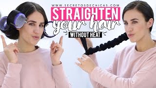 How to straighten your hair without heat  Patry Jordan [upl. by Anaitit]