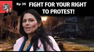 Protests Across the UK and Patels Eyebrows Podcast Ep 35 [upl. by Nodnelg]