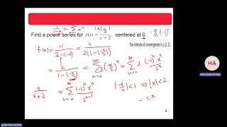 Section 99 Representations of Functions by Power Series M102 T232 YouTube Part I [upl. by Llewej739]