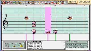 Cotton Eye Joe  Rednex in Mario Paint Composer [upl. by Anahsahs]