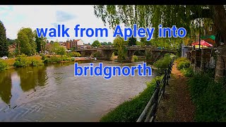 Walk from Apley into Bridgnorth passing golf course sec [upl. by Ayota]