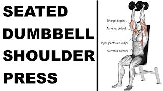 Seated Dumbbell Shoulder Press [upl. by Mace]