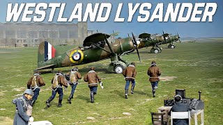 Westland Lysander  The British quotSpy Taxiquot Aircraft Of WWII [upl. by Hseyaj]