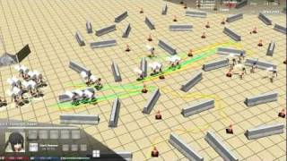 RTS A Pathfinding with squads [upl. by Tnecniv]