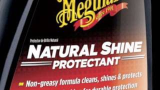 How To Use Meguiars NEW 2010 Natural Shine Protectant [upl. by Kahler388]