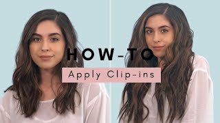 Howto Clipins  A Beginners Guide by The Hair Shop [upl. by Adnerb304]