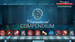 DOTA 2 The international Compendium Battle pass RELEASE  EXCLUSIVE ARCANA AND IMMORTAL SET [upl. by Alper]