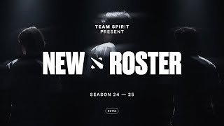 TEAM SPIRIT НОВЫЙ СОСТАВ SEASON 2425 [upl. by Brena]