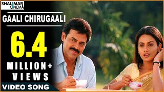 Vasantam Movie  Gaali Chirugaali Video Song  Venkatesh Kalyani [upl. by Ehsrop]