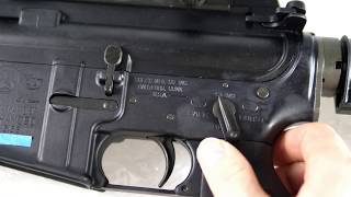 Legally transferable full auto Colt M4 Commando Enhanced 4position [upl. by Auof]