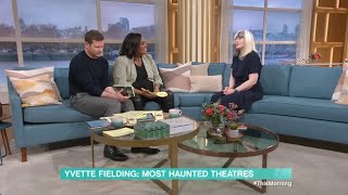 Yvette Fielding talks Most Haunted Theatres on This Morning [upl. by Nannette]