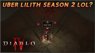 LOL Uber Lilith Season 2 Necromancer Eternal Realm  Diablo 4 [upl. by Aneet563]