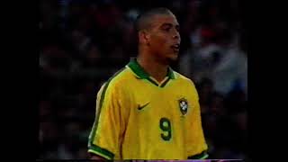 1997 06 03 France v Brazil Tournoi de France Highlights ITV [upl. by Okiron]