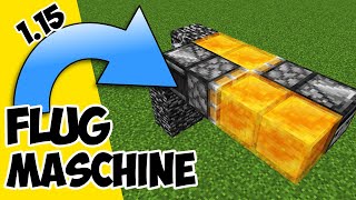 Minecraft Flugmaschine bauen  wie baut man eine Flugmaschine in Minecraft 115 [upl. by Ivad]