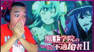 WHO STILL WATCHING  The Misfit of Demon King Academy Season 2 Episode 7 REACTION 魔王学院の不適合者 2期 7話 [upl. by Naitsabes]