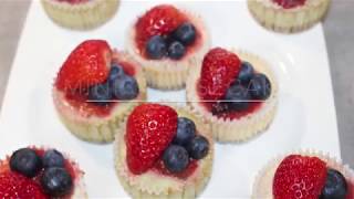 easy mini Cheesecake  ohne Zucker  sugar free  leicht gemacht [upl. by Agle]