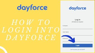 How to Login into DayForce Employee Account 2024 [upl. by Bahr642]