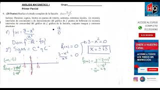 2023  PRIMER PARCIAL  ANALISIS MATEMATICO 1  FCEFYN UNC [upl. by Nilrem]