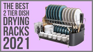 The Best 2 Tier Dish Drying Racks in 2021 [upl. by Luaped]