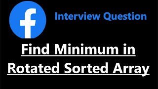 Find Minimum in Rotated Sorted Array  Binary Search  Leetcode 153  Python [upl. by Mikeb65]