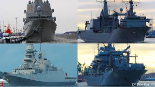 NATO Warships in Klaipeda Port [upl. by Remot]