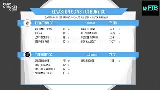 Elvaston CC 1st XI v Tutbury CC 1st XI [upl. by Malas]