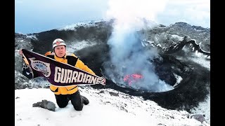 Alpinistas graban video del cráter del Popo en erupción [upl. by Bajaj]