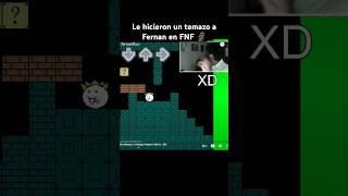 Los modders de FNF hacen arte fnf fridaynightfunkin fnfmod fernanfloo catmario xd [upl. by Dagmar509]