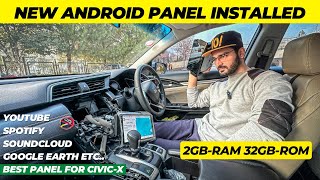 HONDA CIVIC X ANDROID PANEL INSTALATION  ORIGINAL 2GB32GB COMPLETE INSTALLATION GUIDE [upl. by Javed]