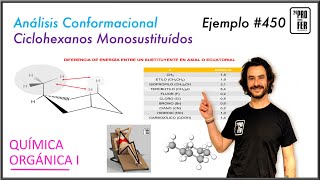 Análisis Conformacional de ciclohexanos monosustituídos Diferencia de Energía proyección de newman [upl. by Erfert172]