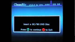 HOW TO Backup GAME CUBE Games Using the Wii CleanRipv200 PLUS LINK [upl. by Lavella]