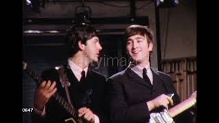 The Beatles on Ready Steady Go October 4th 1963 8mm Film [upl. by Aetnuahs462]