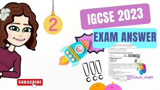 JANUARY 2023 PAPER 1HR  EDEXCEL IGCSE MATHS EXAM  COMPLETE ANSWERS [upl. by Lledyl217]