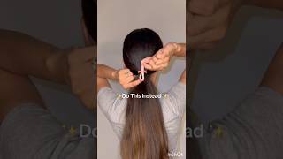 Try this hack tomorrow ✨😍 hair hairstyle shorts longhair haircare [upl. by Yniffit]