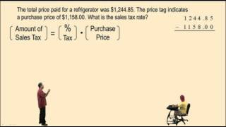 Calculating Sales Tax and Commission [upl. by Moor]