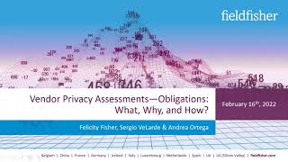 Third Party Vendor Management Series  Part 1 Vendor Privacy Assessments [upl. by Hymie]