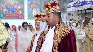 Beautiful Ethiopian Wedding  Ethiopian Orthodox Church  Seble  Dr Neway [upl. by Bodkin54]