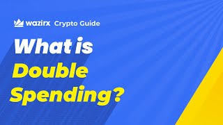 What is Double spending  WazirX Crypto Guide [upl. by Ahrens548]