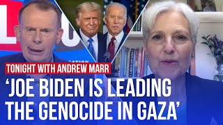 US Presidential candidate Jill Stein calls out Biden over IsraelGaza position  LBC [upl. by Roel]