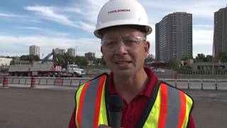 Lees Avenue Bridge Lift September 18th 2014 [upl. by Alyag]