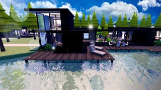 ROBLOX 🏡 ModernLakesideVilla  Best Of RoVille Home Edition With House Code  RoVille Tours [upl. by Aihk]