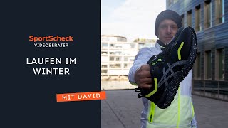 SportScheck Videoberater mit Laufprofi David Schönherr  Laufen im Winter [upl. by Allenrad]